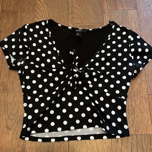Polka dot top